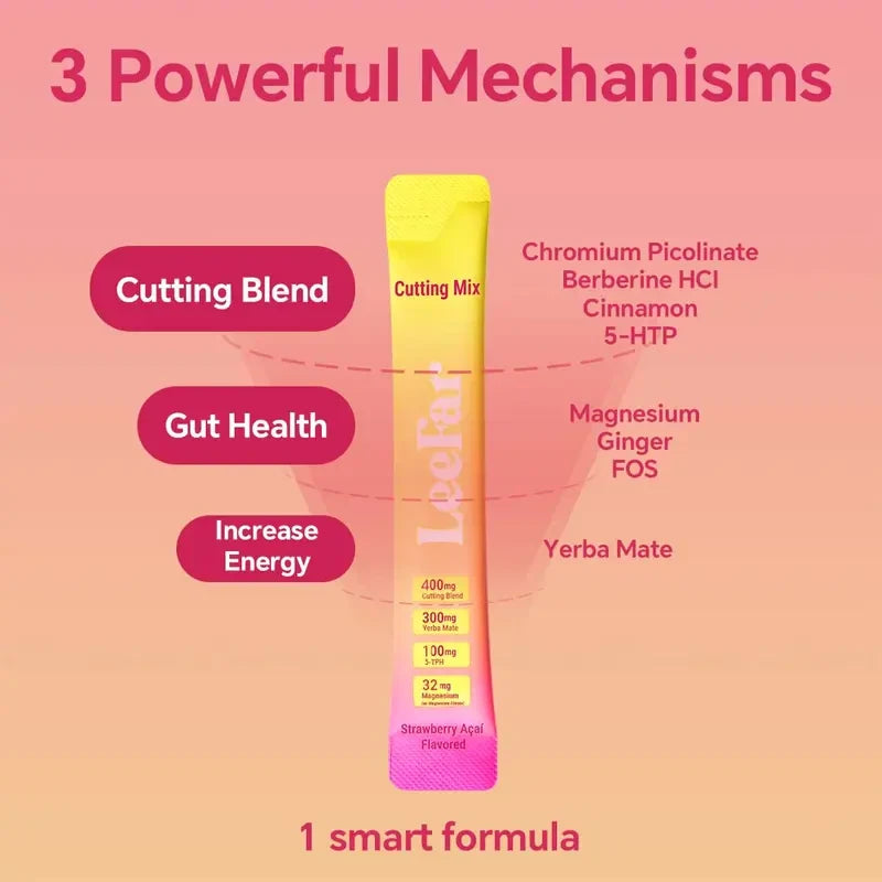 LeeFar Strawberry Acai Cutting Drink Mix