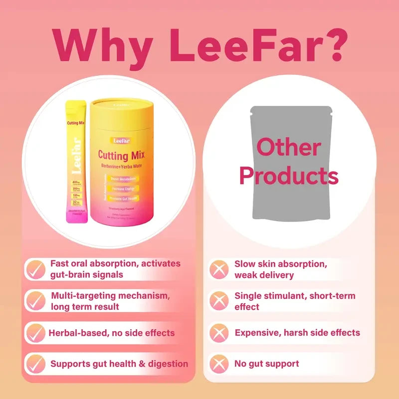 LeeFar Strawberry Acai Cutting Drink Mix